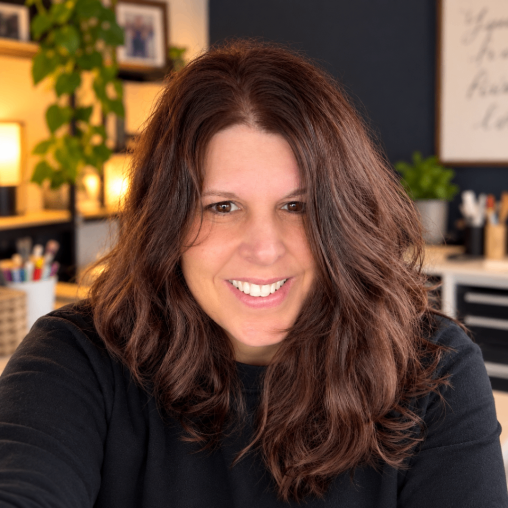Kimberly McCormick smiling in a warm, candid indoor portrait